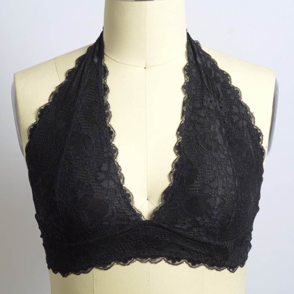 Plus Size Halter Bralette